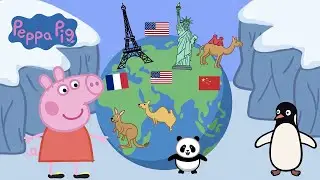Пеппа путешествует по миру! 🌍 Приключения пингвинов 🐧 | Полные серии мультфильма «Свинка Пеппа»