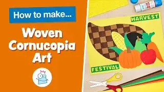 How To Make Woven Cornucopia Art | Baker Ross