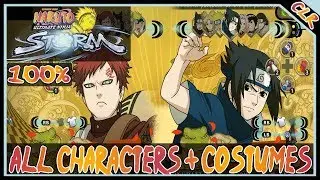 NARUTO Ultimate Ninja STORM Legacy - 100% ALL CHARACTERS + COSTUMES - ITA PC UWQHD 2K