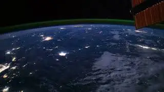 Space Station View of Earth at Night