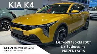 2026 Kia K4 [1.6 T-GDI 180KM 7DCT] wersja L Businessline | kolor: Sparkling Yellow | Prezentacja 4K