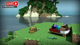 MINECRAFT Desert only Survival Live With Brown Pickaxe