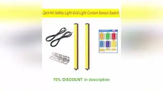 Latest Products You Must Know!&nbsp;2pcs Kit Safety Light Grid Light Curtain Sensor Switch For Multi-a