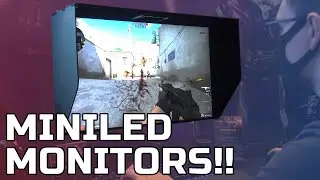 AOC's New MINILED Monitors First Look (Valencia Trip!)