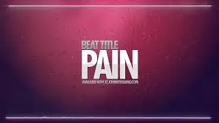 Talk Box RNB Beat  Pain  Johnny Juliano SOLD