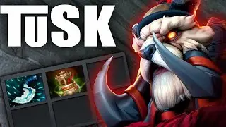 How To Play TUSK Hard Support In DOTA 2!
