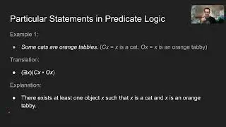 Introduction to Logic Online Course, Week 10: Predicate Logic Symbols & Translation