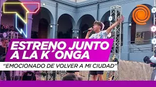 Luck Ra dio un show gratuito en C&oacute;rdoba e hizo bailar a todos al ritmo del cuarteto