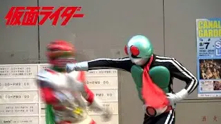 【歴代仮面ライダー】特撮変身キャラクターヒーローショー④１号藤岡弘☆スカイライダー村上弘明☆スーパー１高杉俊介☆ＺＸ菅田俊☆Ｊ望月祐多★神戸ハーバーランド  Legend Kamen Riders