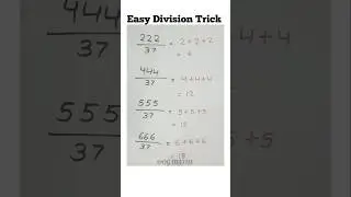 Easy Divison Tricks #viral #mathstricks #highlights #shortsfeed #foryou