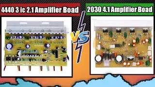 4440 Triple ic Amplifier board VS 4.1 Hometheator Board | konsa lena chahiye