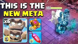 TH18 Meteor Golem Attack Strategy | New Balance Changes After Update Legend League Meta in COC