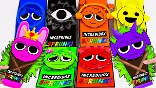 💖Paper DIY💖 Making Clay Incredibox SPRUNKI BLIND BOX Unboxing | How To Make by Mr.Blind Bag ASMR