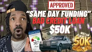 $50,000 Bad Credit (480 Minimum) Loan I Same Day Funding💸