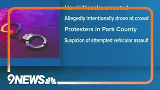 Man accused of driving pickup toward protesters in Bailey, Colorado