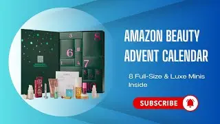 Amazon Exclusive 12-Day Beauty Advent Calendar - 8 Full-Size & Luxe Minis Inside