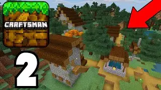 Craftsman 1.17 - Survival Gameplay Walktrough Part 2 - VILLAGE
