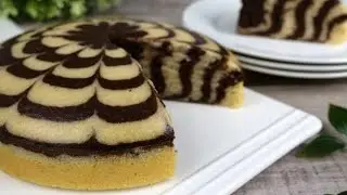 Marble sponge cake Recipe By Fairy's Cooking Time 