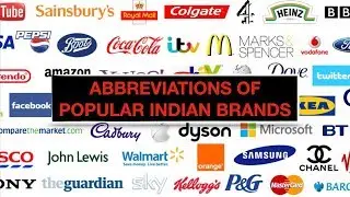 Abbreviations of Popular Indian Brands