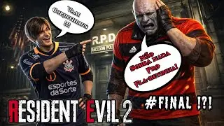 Resident Evil 2 Remake#final - Leon corinthiano zoando Mr X flamenguista! Kkkkk