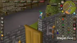 Dregan Dice on old school RuneScape