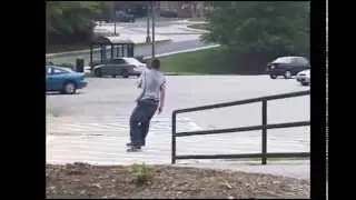 Positiv and Green Trucks pro Rodney Jones part in the Charmcity Skatepark Video 