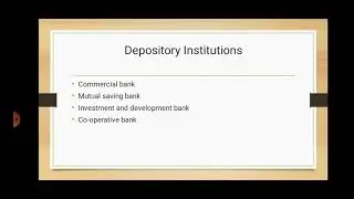 participating institutions of Financial Market,  B.com Pt. 3rd, FMO, Unit I