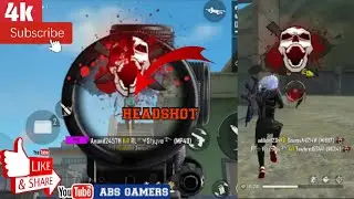 FREE FIRE || Headshot Montage ||  Headshot Kill || ABS GAMERS
