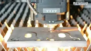 12kW High-power laser cutting thick carbon steel (30mm)