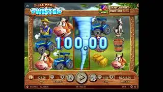 SUPER TWISTER Online SLOTS - R700 Game Play