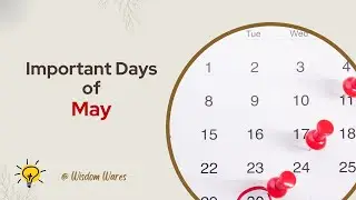 Important Days of May  Month | Wisdom Wares