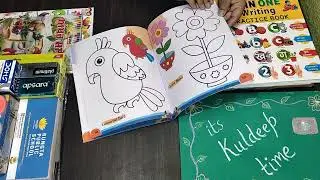 Home Activity books for Kids | #itskuldeeptime #activitybook | #unboxing | #homework | #preschool