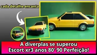 Miniatura Escort xr3 diverplas | Carrinho | Brinquedo!