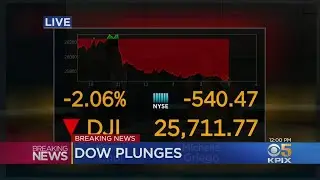 DOW DROP: Stocks Tumble Amid Wears Of A Worsening Trade War