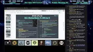 🏛️Star Atlas DAO Council -- Public Tag-up Meeting #1: 2026 Jan 13