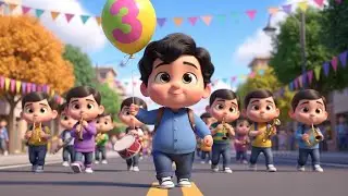 123 Counting Parade 🔢🎉 Fun Numbers Song for Kids | Toddler Counting Adventure