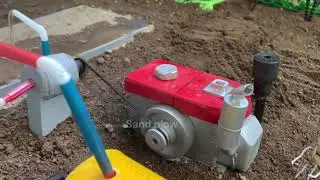How to make mini diesel engine water pump at home