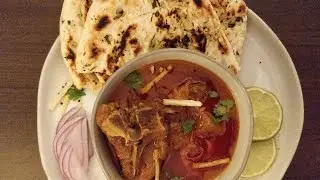 Ammi's recipe of Instant & Tasty Nihari in Pressure cooker with Tawa Naan .