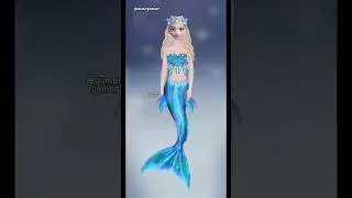 Elsa glowup transformation into mermaid #elsafrozen #glowup #mermaid #transformation #disney #art