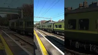 DART TRAINS at BRAY TRAIN STATION in IRELAND🇮🇪☘️