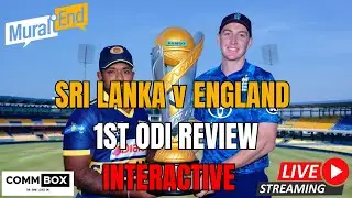 Murali End - Sri Lanka v England, 1st ODI Interactive Match Review  📱