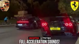 GT3 RS x LOUD NOVITEC Ferrari 812 Superfast INSANE DRIVE W/ *Loud Accelerations & Sounds!