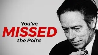 Alan Watts - You've missed the point (rare audio)