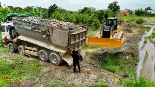 Good Finest Activities Start Heavy Equipment Landfill Big Size With Truck 25t Group & NEW C3 SHANTUI