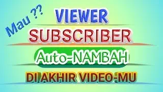 CARA SETTING LAYAR AKHIR VIDEO YOUTUBE ||#seputaryoutube