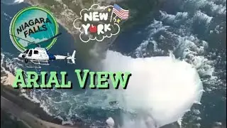 Flying Over The Niagara Waterfall | Breathtaking Arial View @fatimayounus7935 #viral #trending #fyp 