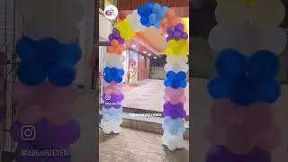 Frozen theme decoration 5th birthday party package work done by @guruartevents #frozenparty