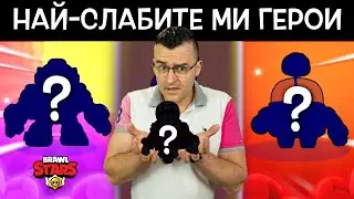 Предизвикателство: Кои са най-слабите ви герои в Brawl Stars?