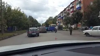 Сарапул Авария по улице Советской 12 сентября 2016 СГГС