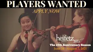 Apply To Heifetz 2021!